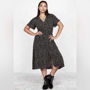 Disturbia Valley Midi Dress - 90s Goth Vibe - midsize fits US 12 - 14
